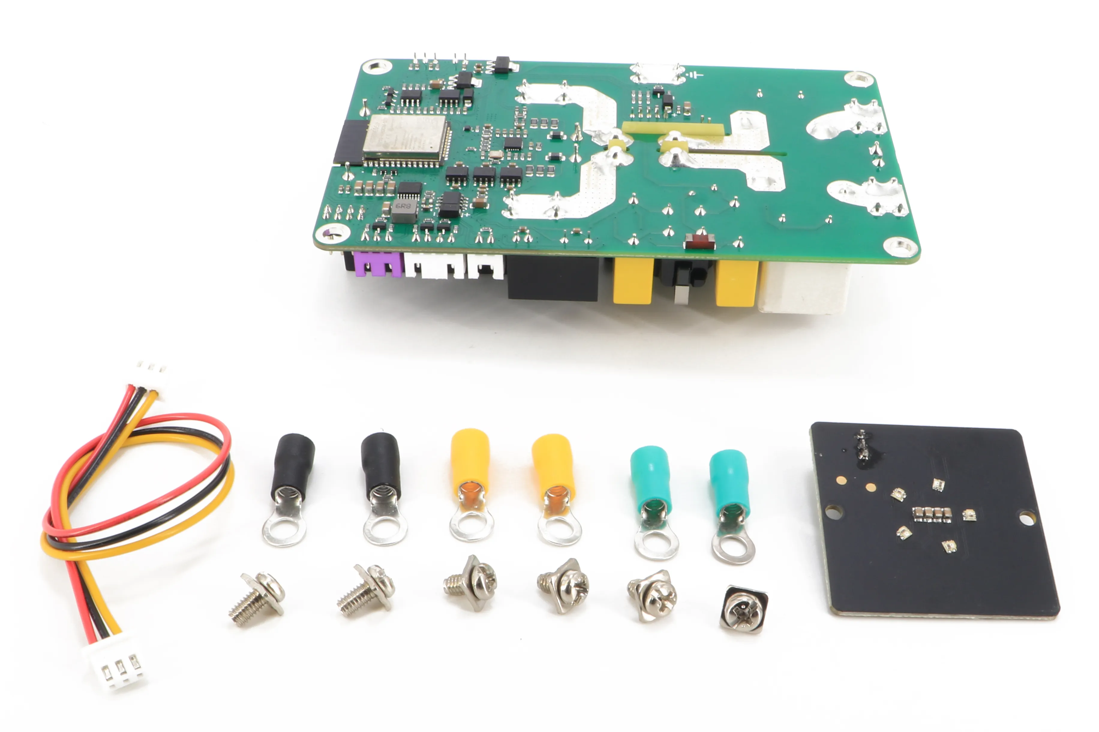 BoxBox OCPP with harness, terminal lugs, standoffs and LED board