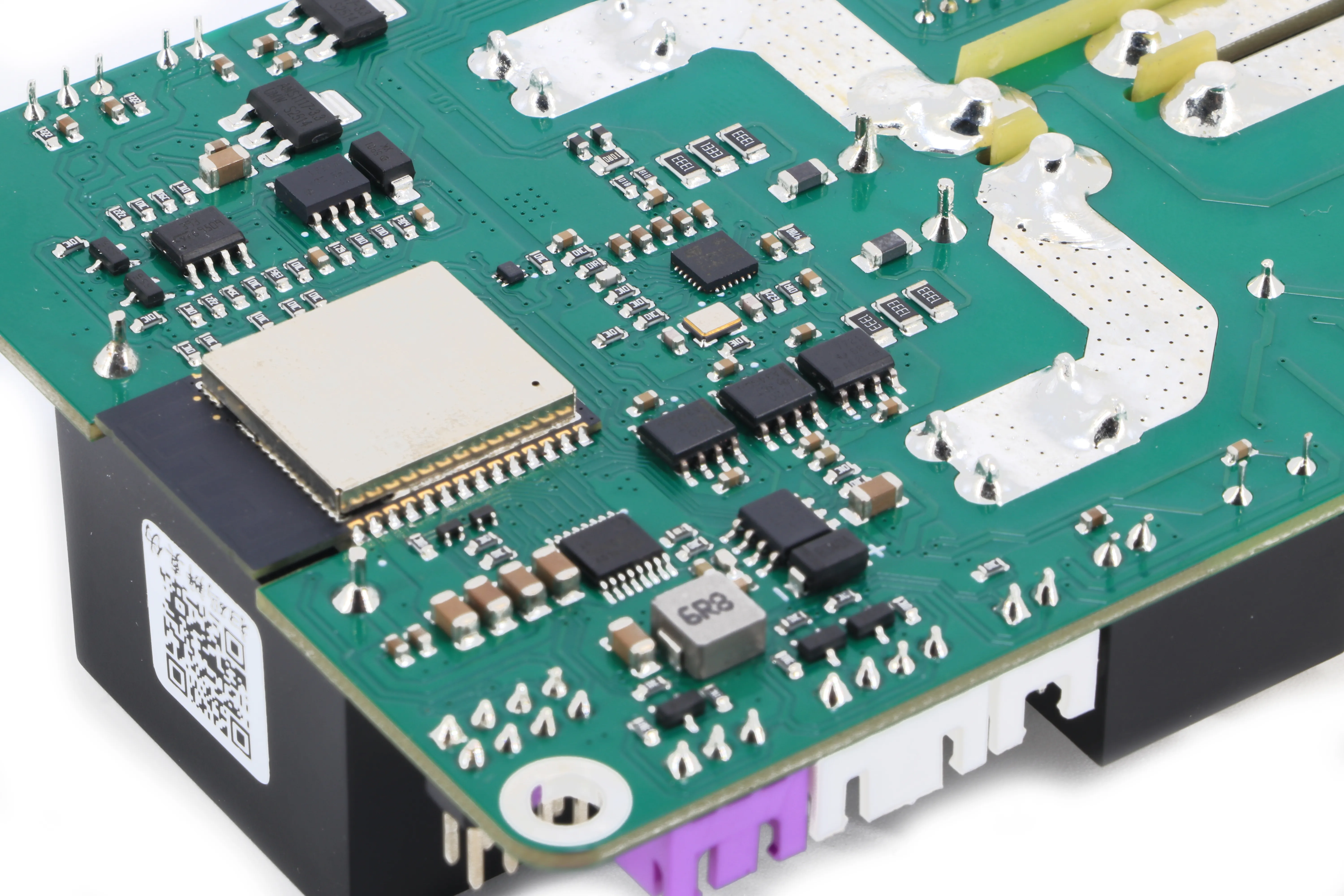 Wi-Fi controller and driver section, close-up